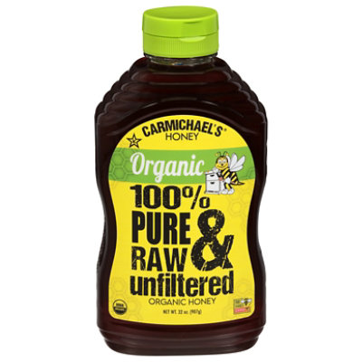 Carmichaels Organic Honey - 32 Oz - Image 1