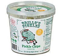 Grillo's Pickles Dill Pickle Chips - 25 Oz