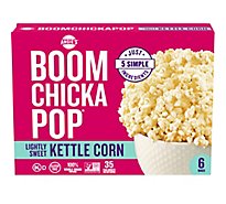 Angie's BOOMCHICKAPOP Lightly Salted Kettle Corn - 6-3.29 Oz