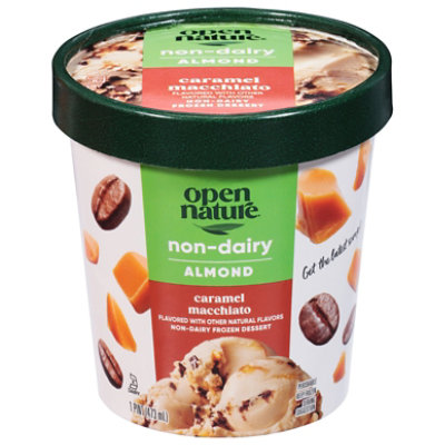 Open Nature Almond Caramel Macchiato Frozen Dessert - 1 Pint - Image 3