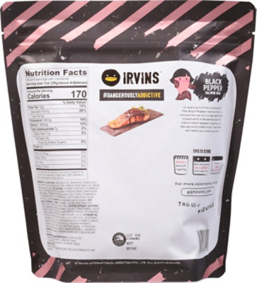 Irvins Skin Fish Salmon Black Pepper - 3.7 Oz - Image 6