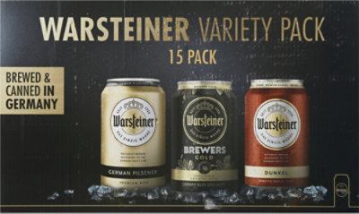 Warsteiner Variety Pack - 15-11.2 Fl. Oz. - Image 4