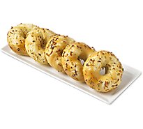 Bakery Onion Bagels - 5 Count