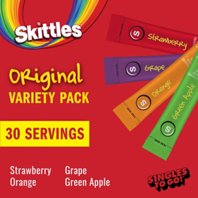Skittles Singles To Go Candy Variety Pack - 2.64 Oz - Image 3