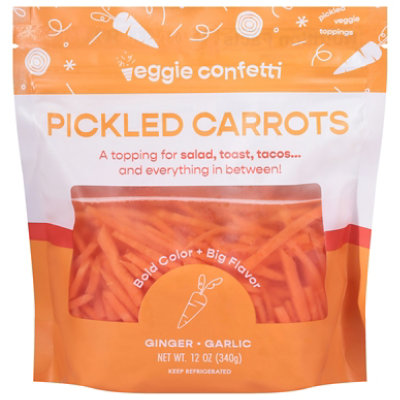 Veggie Confetti Pickled Carrots - 12 Oz - Image 3