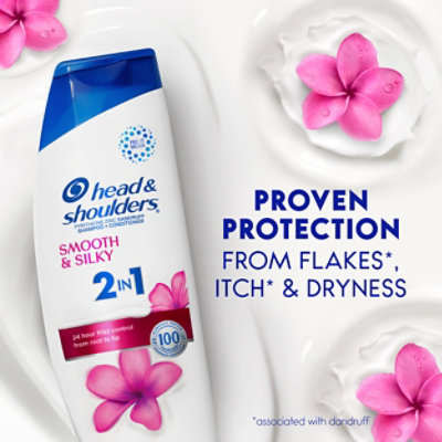 Head & Shoulders Base Sleek Straight Anti-dandruff Shampoo - 12.5 Fl. Oz. - Image 7