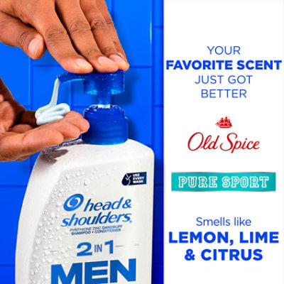 Head & Shoulders 2 in 1 Old Spice Pure Sport Shampoo Conditioner - 28.2 Fl. Oz. - Image 5