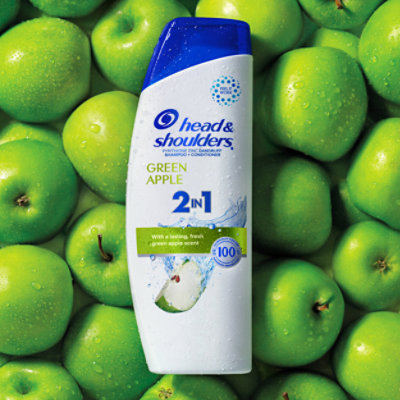 Head & Shoulders Apple Fresh Anti Dandruff Shampoo - 20.7 Fl. Oz. - Image 3