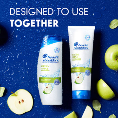 Head & Shoulders Base Green Apple Anti-dandruff Shampoo - 12.5 Fl. Oz. - Image 8