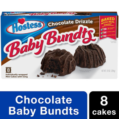 Hostess Chocolate Ding Dongs Snack Cakes - 12.70 oz, 10 Count