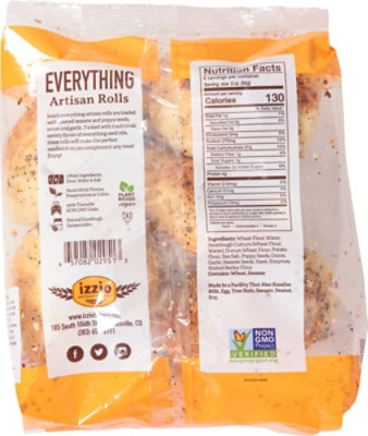 Izzio Everything Artisan Rolls - 12 Oz - Image 6