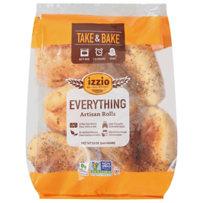 Izzio Everything Artisan Rolls - 12 Oz - Image 1