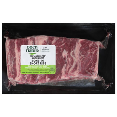 Open Nature Bone In Beef Short Ribs - 20 Oz - Image 1