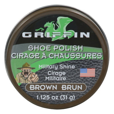 Military Shine Brown Shoe Shine - 1.125 Oz - Image 3