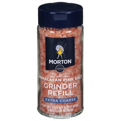 Morton Extra Coarse Himalayan Pink Salt Grinder Refill - 9 Oz - Image 1