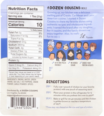 A Dozen Cousins Jamaican Jerk Seasoning - 3 Oz - Image 6