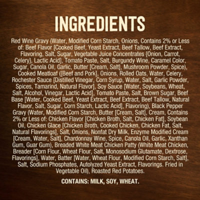 Marie Callender's Duos Meatloaf & Country Fried Chicken Frozen Meal - 14.2 Oz - Image 5