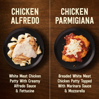 Marie Callender's Duos Chicken Alfredo & Chicken Parmigiana Frozen Meal - 14.5 Oz - Image 2