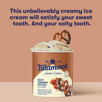 Tillamook Salty Caramel Pretzel Ice Cream - 48 Oz - Image 4