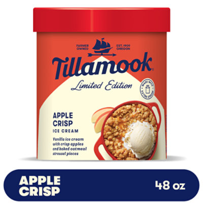 Tillamook Apple Crisp Ice Cream - 48 Oz - Image 1