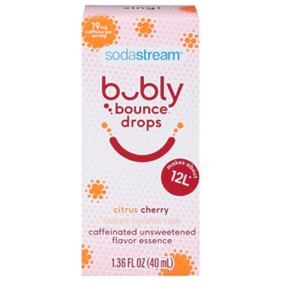 Sodastream Carbonated Drinks Makers Cherry Citrus Bubly Bounce Drops - 40 Ml - Image 3