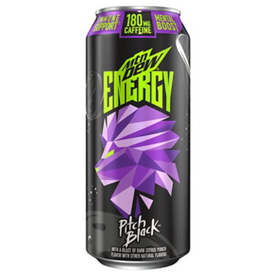 Mountain Dew Pitch Black Dark Citrus Punch - 16 Fl. Oz. - Image 3