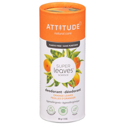 Attitude Super Leaves Orange Deodorant Stick - 3 Oz - Image 3