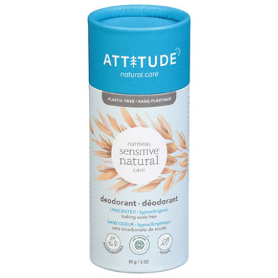 Attitude Sensitive Unscented Deodorant Stick - 3 Oz - Image 3