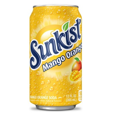 Sunkist Mango Orange Soda In Can - 12-12 Fl. Oz. - Image 4