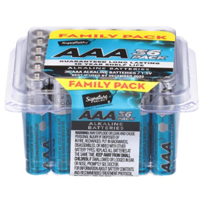 Signature SELECT AAA Battery - 36 Count - Image 1