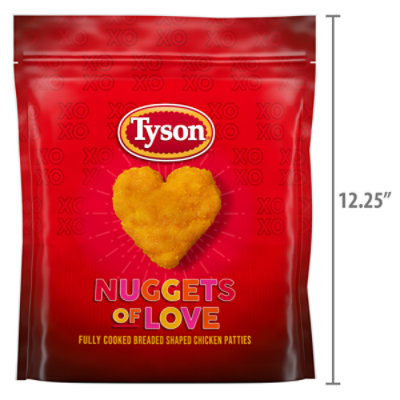 Tyson Nuggets Of Love Fully Cooked Heart Shaped Chicken Nuggets - 27 OZ - Image 5