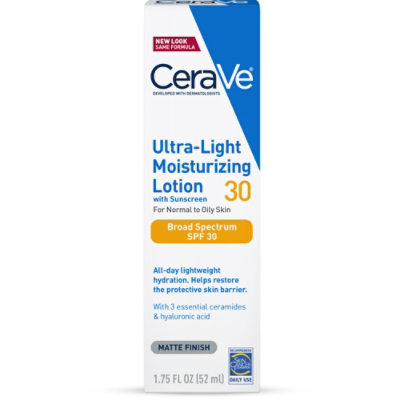 Cerave Ultra Light Moisturizing Lotion - 1.7 Fl. Oz. - Image 3