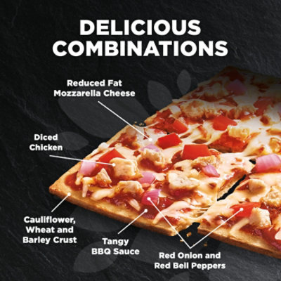 Healthy Choice BBQ Seasoned Chicken Frozen Flatbread Pizza - 6.95 Oz - Image 2