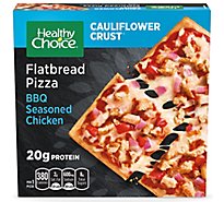Healthy Choice Barbecue-seasoned Chicken Cauliflower Crust Frozen Flatbread Pizza - 6.95 Oz