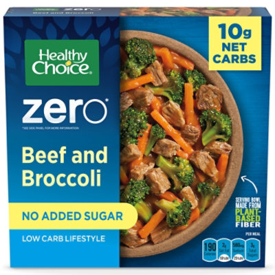 Healthy Choice Zero Low Carb Beef And Broccoli Bowl Frozen Meal - 9 Oz - Image 1