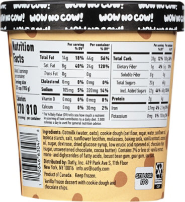 Oatly Chocolate Chip Cookie Dough Ice Cream - 16 Oz - Image 2