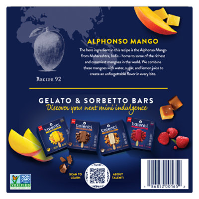 Talenti Alphonso Mango Mini Sorbetto Fruit Bar - 6 CT - Image 6