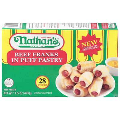 Nathan's Famous Beef Franks in Puff Pastry - 28 Count - Image 3