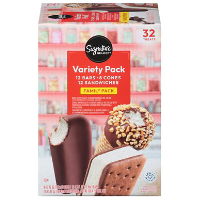 Signature SELECT Ice Cream Cones Bar & Sandwich Variety Pack - 106.4 Fl. Oz. - Image 3