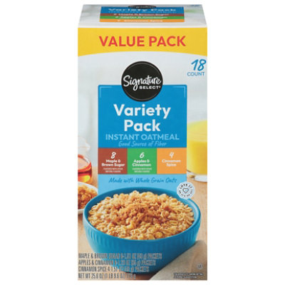 Signature SELECT Oatmeal Variety Value Pack Box - 25.6 Oz