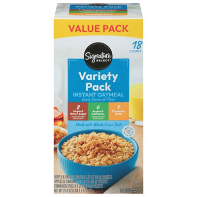 Signature SELECT Oatmeal Variety Value Pack Box - 25.6 Oz - Image 3