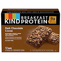 KIND Breakfast Dark Chocolate Cocoa Protein Bars Multipack - 6-1.76 Oz - Image 2