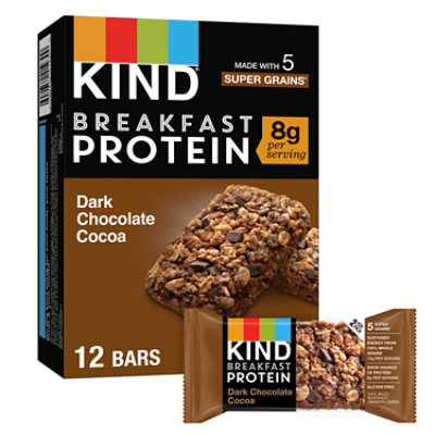 KIND Breakfast Dark Chocolate Cocoa Protein Bars Multipack - 6-1.76 Oz - Image 1