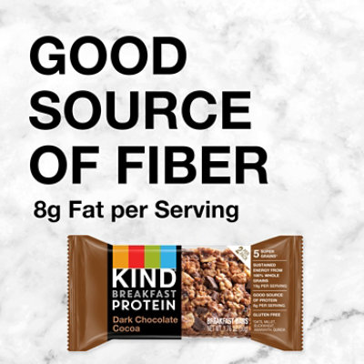 KIND Breakfast Dark Chocolate Cocoa Protein Bars Multipack - 6-1.76 Oz - Image 4