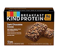 KIND Breakfast Dark Chocolate Cocoa Protein Bars Multipack - 6-1.76 Oz