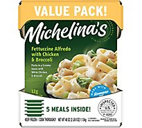 Michelina's Bundle Fettuccine Alfredo With Chicken And Broccoli - 5-40 Oz