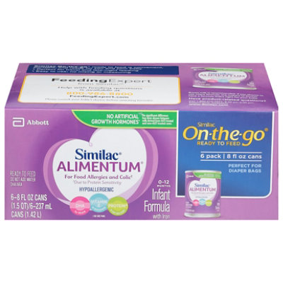 Similac Alimentum Infant Liquid Formula Cans - 8 Fl. Oz.