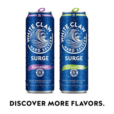 White Claw Surge Blood Orange Hard Seltzer In Cans - 19.2 Fl. Oz. - Image 2