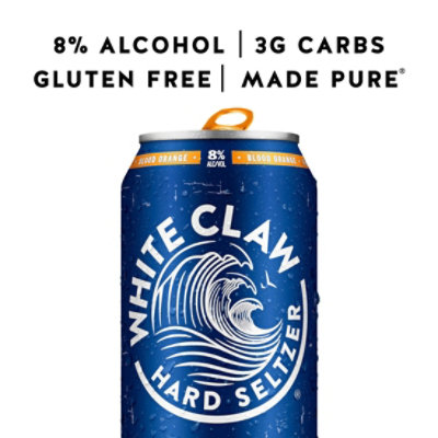 White Claw Surge Blood Orange Hard Seltzer In Cans - 19.2 Fl. Oz. - Image 3