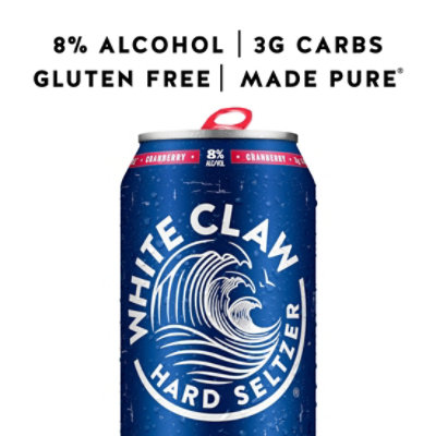 White Claw Surge Cranberry Sparkling Water In Cans - 19.2 Fl. Oz. - Image 2